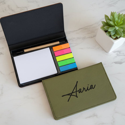 Leatherette Stationery Kit – Personalized Desk Gift