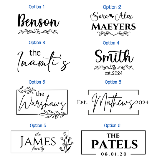 Personalized Marble and Wood Coasters with Marble Stand