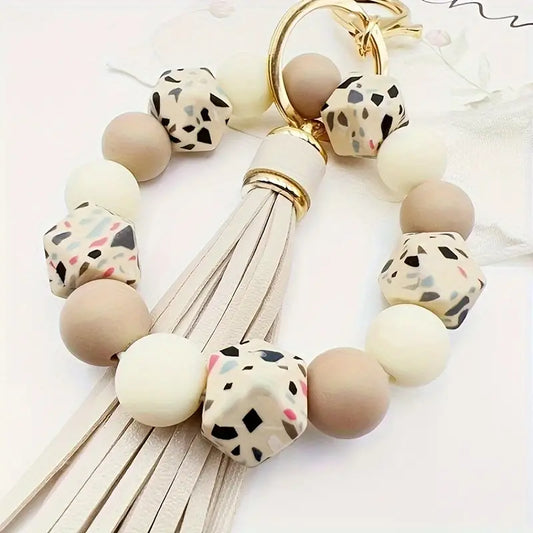 Confetti Silicone Key Wristlet