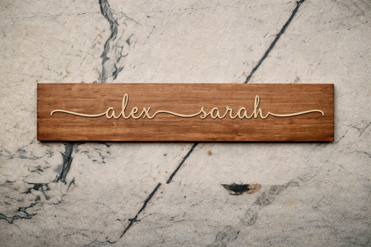 Couple Name Sign: Personalized for Valentine's Day
