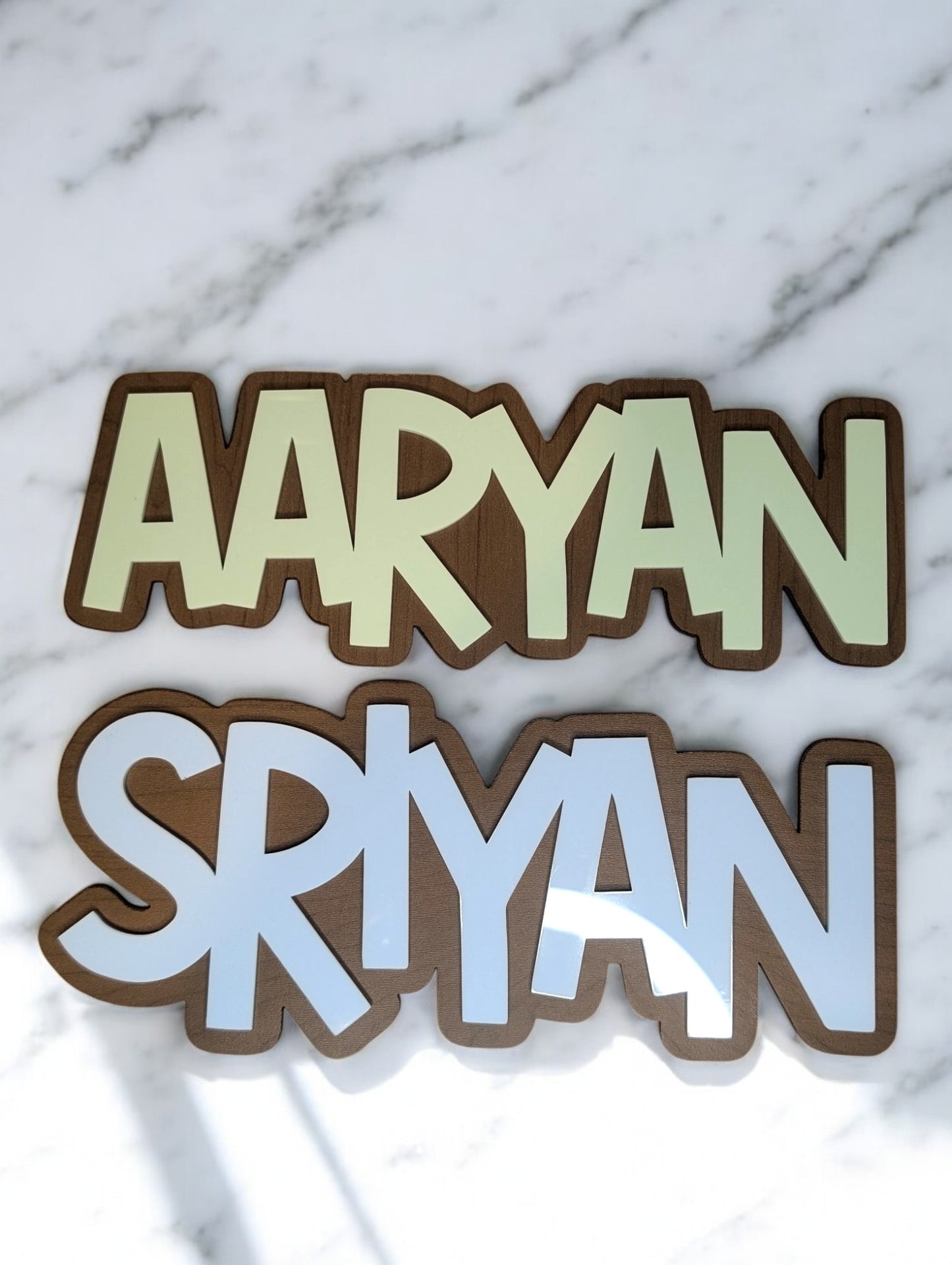 Personalized Wooden Door Name Sign