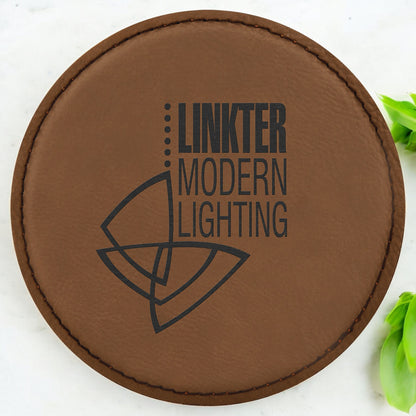 Teacher Leatherette Personalized Coaster