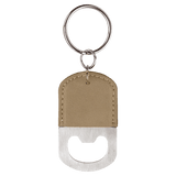 Leatherette Bottle Opener Keychain