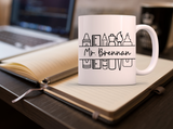 Personalized Teacher Mug Double Sided