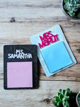 Teacher Post-It Note Holders