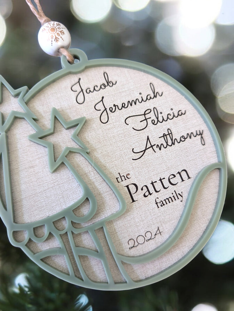 Personalized Snowy Day Ornament