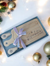 Personalized Mini Bamboo Cheeseboard Set