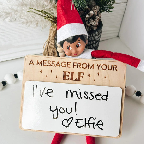 "A Message from your Elf" Board Only