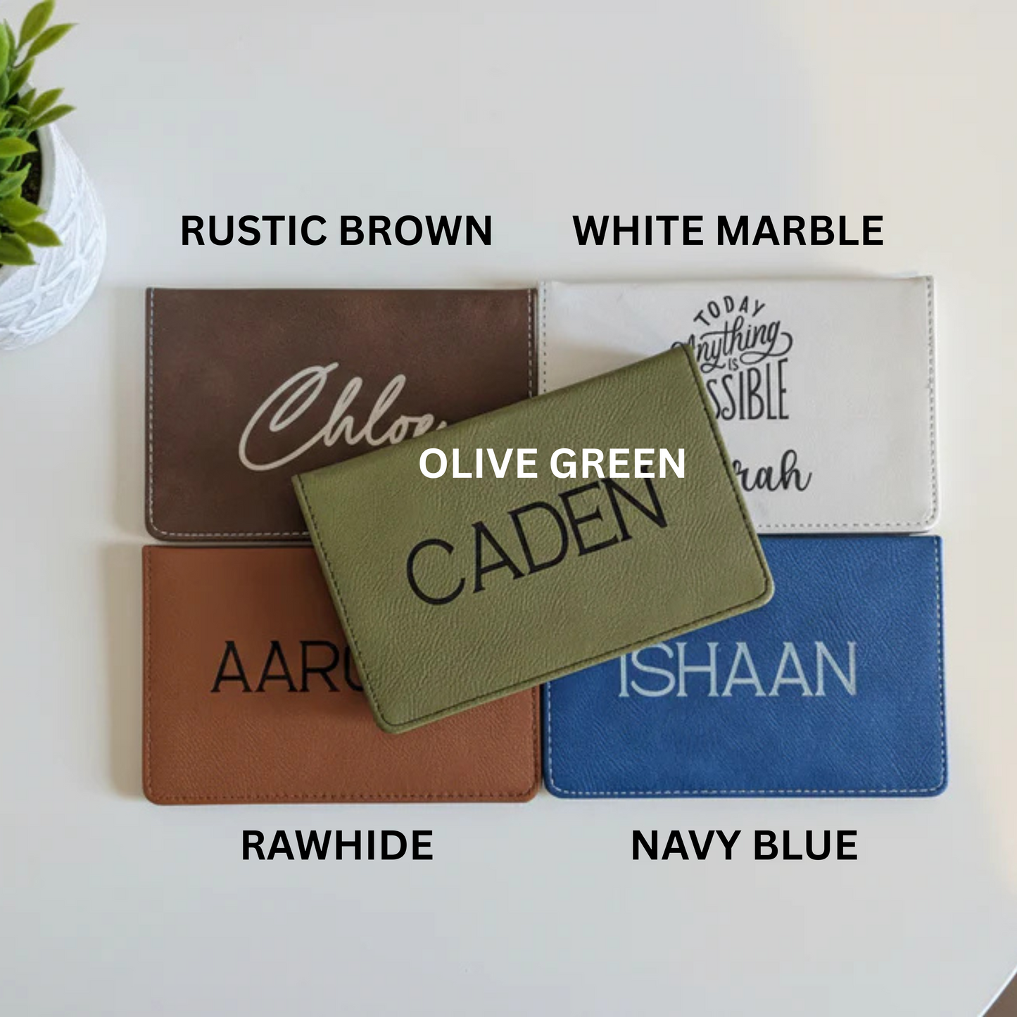 Leatherette Stationery Kit – Personalized Desk Gift