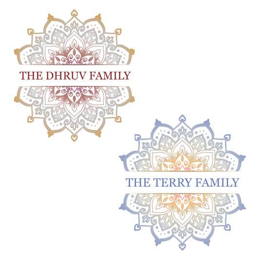 Personalized Mandala Kitchen Towel