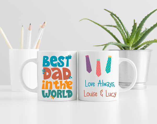 "Best Dad in the World" Double Sided Mug