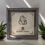 Ganesh Om Sweet Home Shadow Box