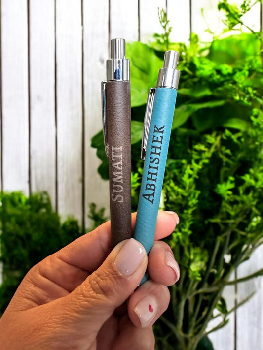 Leatherette Engraved Pen