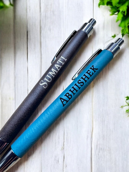 Leatherette Engraved Pen