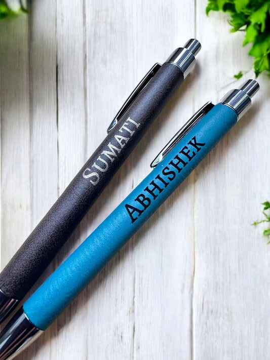 Leatherette Engraved Pen