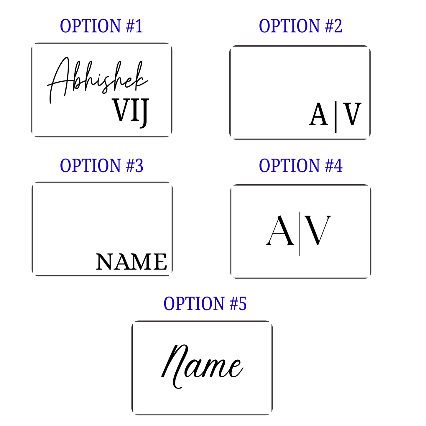 Personalized Leatherette Pill Box