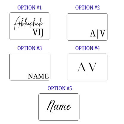 Personalized Leatherette Pill Box