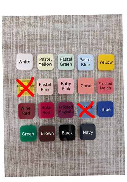 Cursive Double Layer Name Keychain