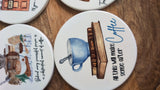 Humorous Coffee Lover Ceramic Coaster Set