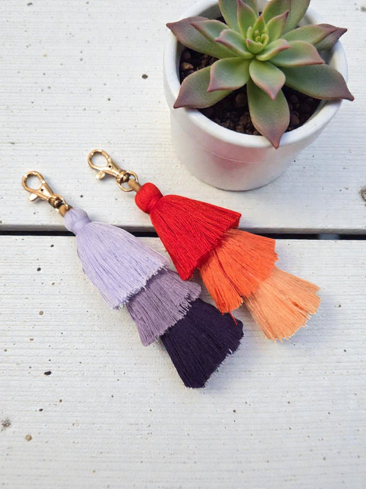 Color Tassel with Acrylic Name Tag