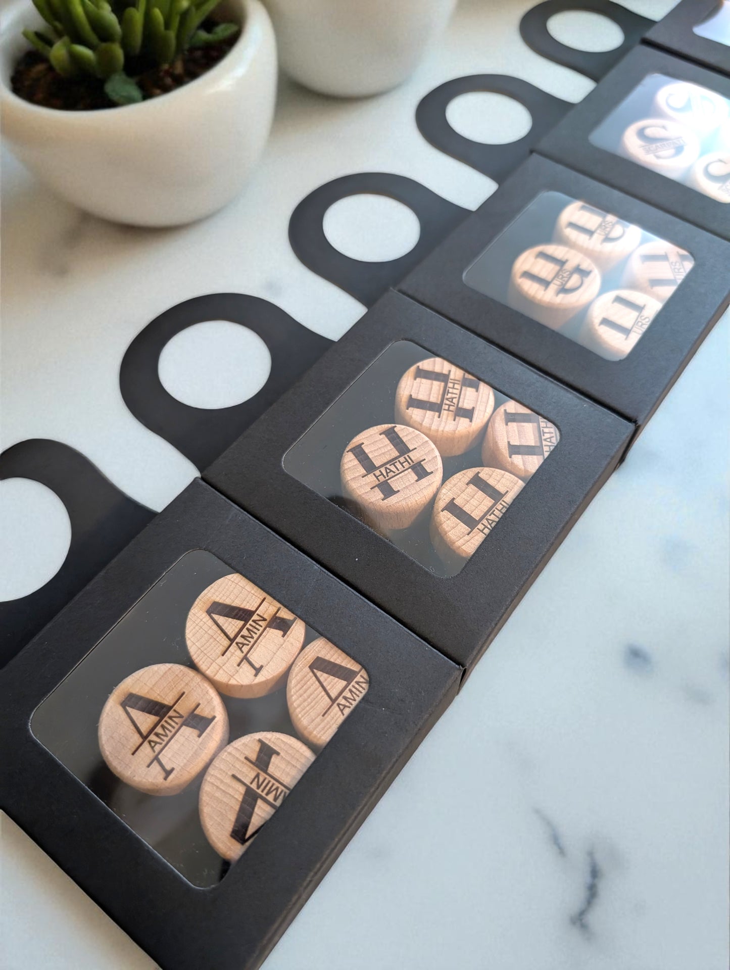 Personalized Bamboo Wine Corks with Name (Set of 4)